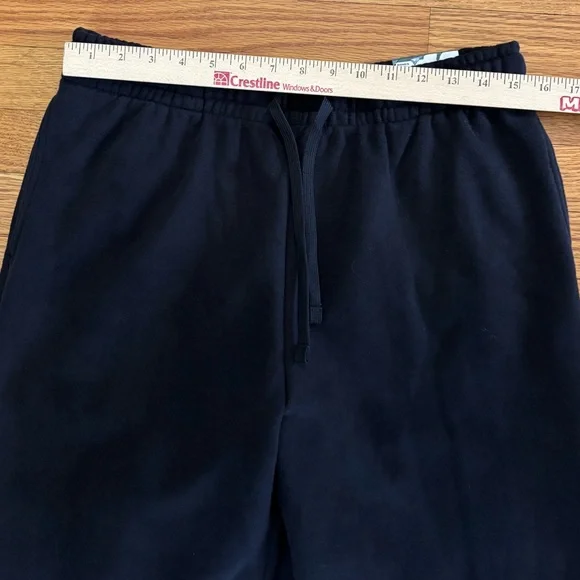 Tek Gear Ultrasoft Fleece Pants Men’s Medium Black Open Bottom Sweatpants New - Picture 5 of 6